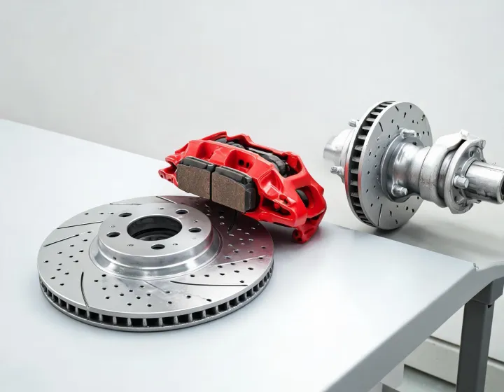 Zimmermann brake disc and caliper sourcing scene